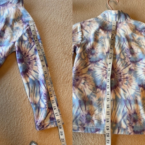 NWT btween Girls’ Tie-Dye Fleece Pullover 8 - Picture 10 of 11